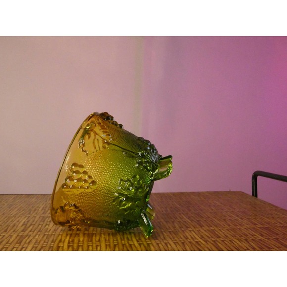 Vintage Jeanette Glass 4 Footed Candy Dish - Picture 6 of 6